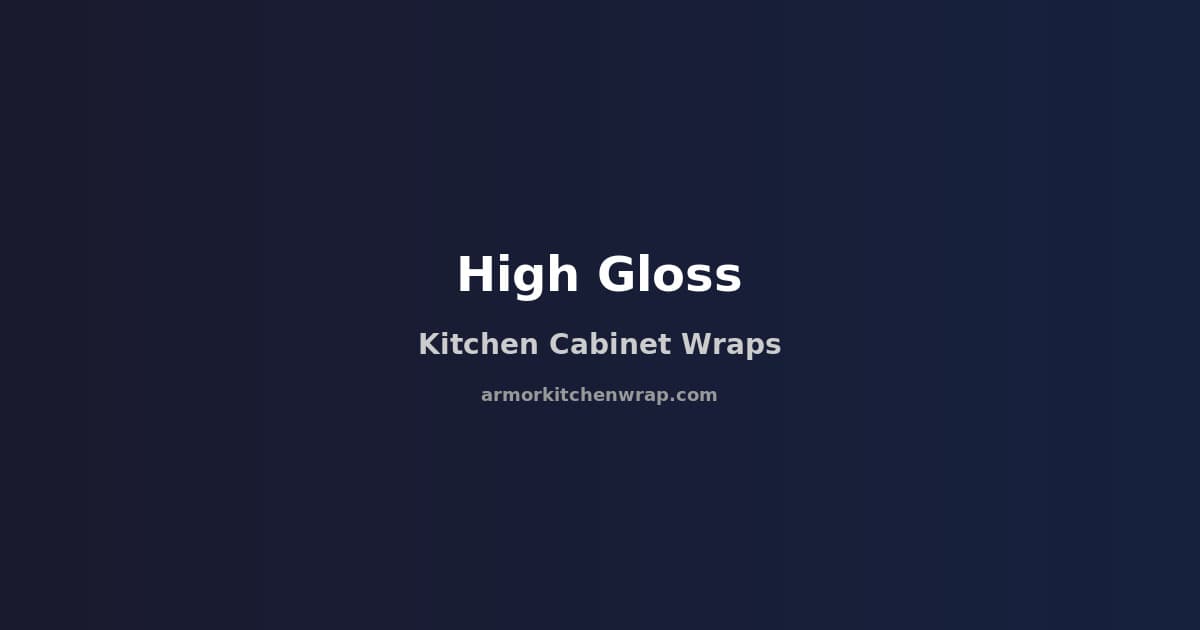 High Gloss Kitchen Cabinet Wraps: The Sleek, Modern Finish That Divides Opinion