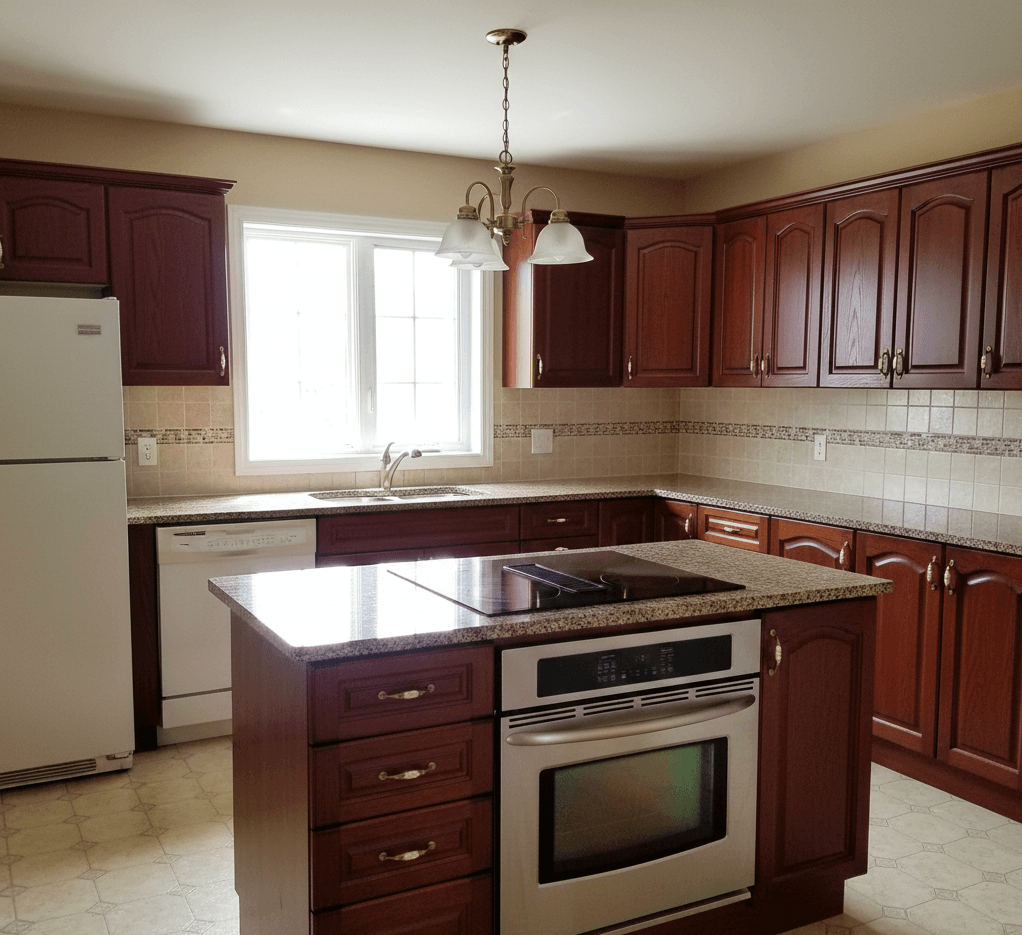 Before: Kitchen cabinets in Streetsville