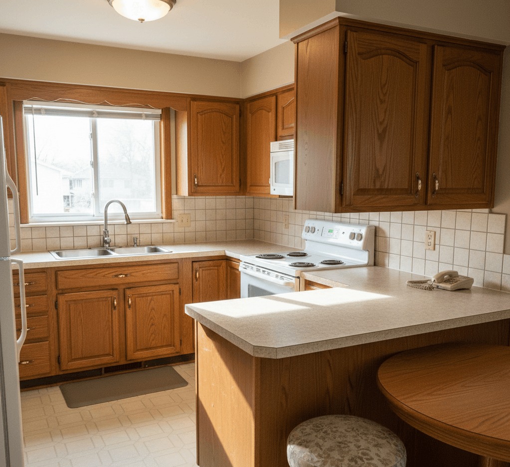Before: Kitchen cabinets in Scarborough