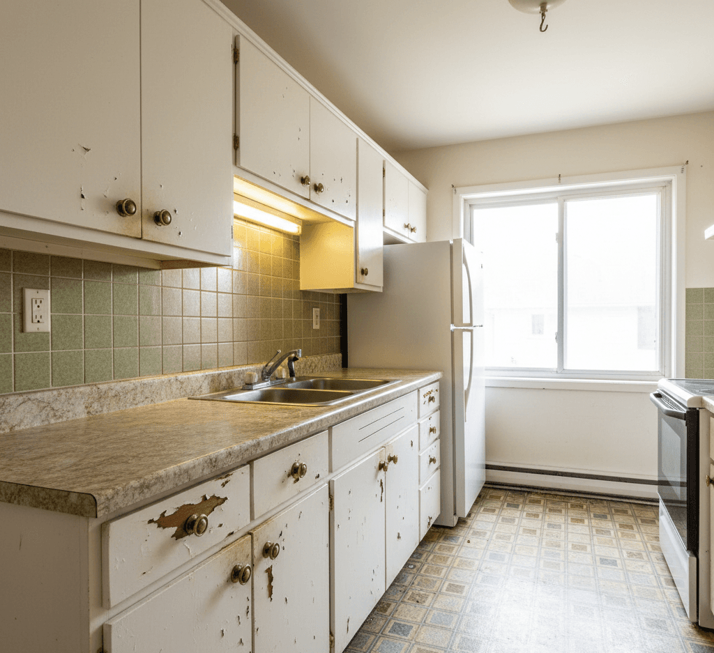 Before: Kitchen cabinets in Mount Pleasant