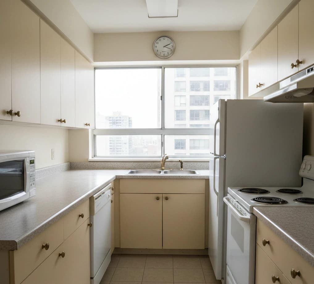 Before: Kitchen cabinets in North York
