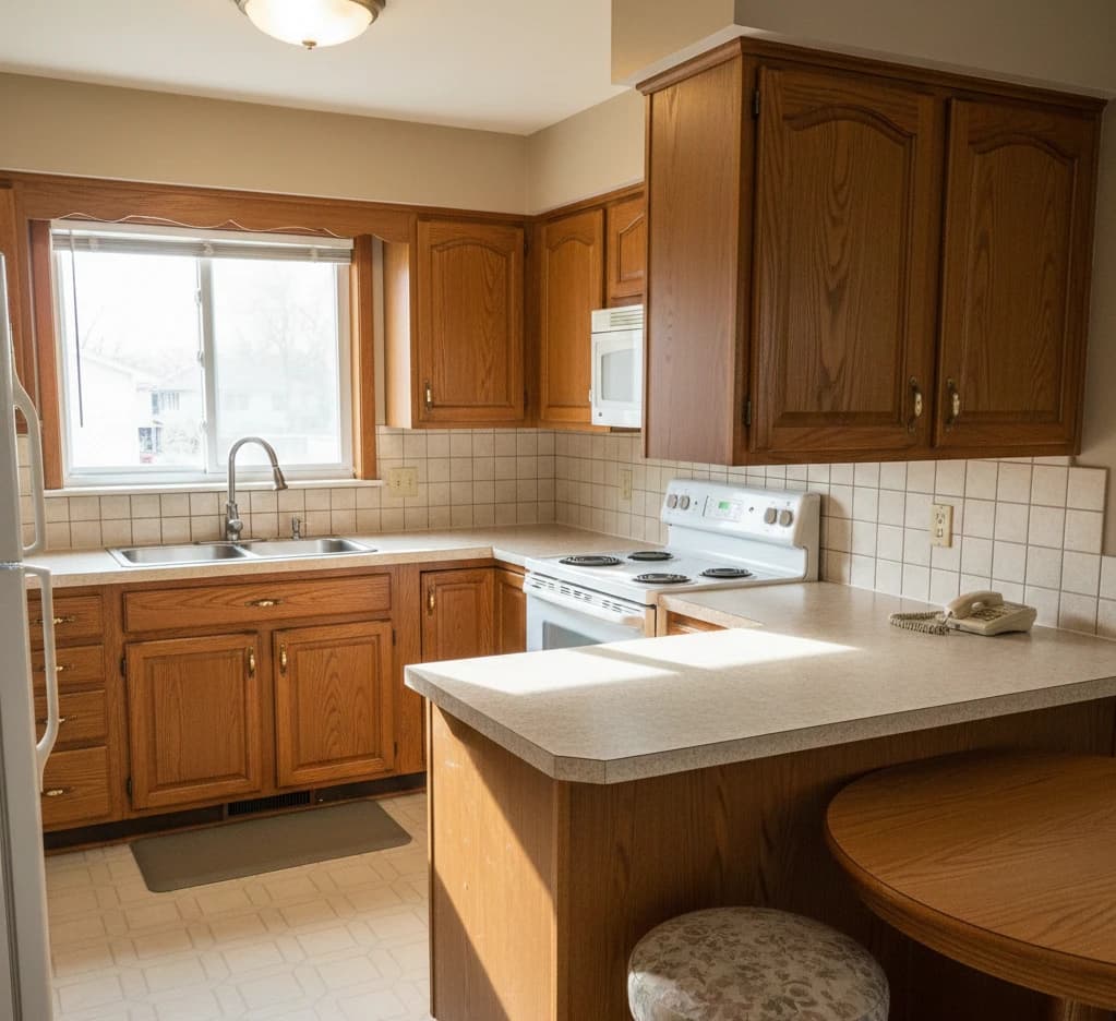 Before: Kitchen cabinets in Scarborough